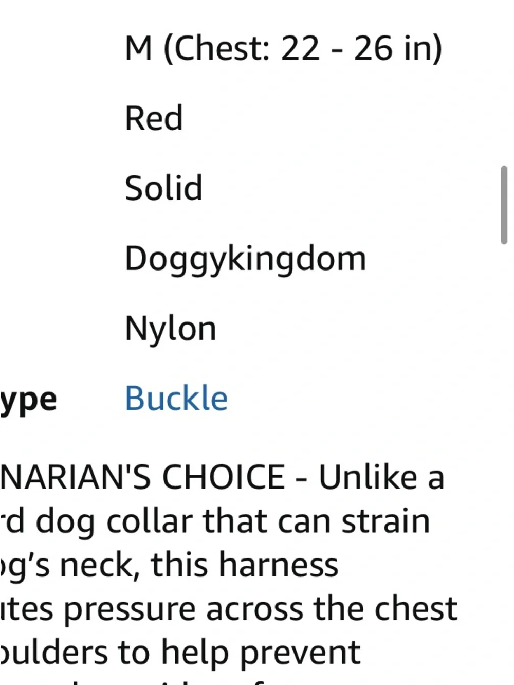 🚘 🆕 Veterinarian-Approved Red Padded Dog Harness with Reflective Trim size M